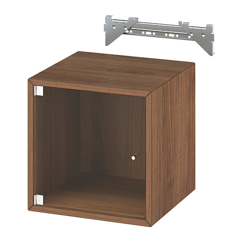 EKET kabinet dinding dengan pintu kaca