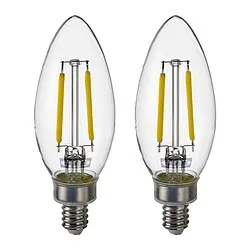 SOLHETTA - Bohlam LED E14 250 lumen, chandelier/bening
