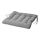VIPPÄRT - chair pad, dark grey, 38x38x6.5 cm | IKEA Indonesia - PE714808_S1