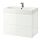 BRÅVIKEN/GODMORGON - wash-stand with 2 drawers, high-gloss white/Brogrund tap, 80x48x68 cm | IKEA Indonesia - PE810670_S1