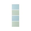 MEHAMN - 4 panel utk rangka pintu geser, biru muda/hijau muda, 75x236 cm | IKEA Indonesia - PE928944_S2