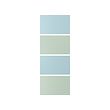 MEHAMN - 4 panel utk rangka pintu geser, biru muda/hijau muda, 75x201 cm | IKEA Indonesia - PE928943_S2
