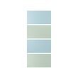 MEHAMN - 4 panel utk rangka pintu geser, biru muda/hijau muda, 100x236 cm | IKEA Indonesia - PE928945_S2