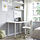 ADILS/LINNMON - meja, putih, 100x60 cm | IKEA Indonesia - PE958026_S1