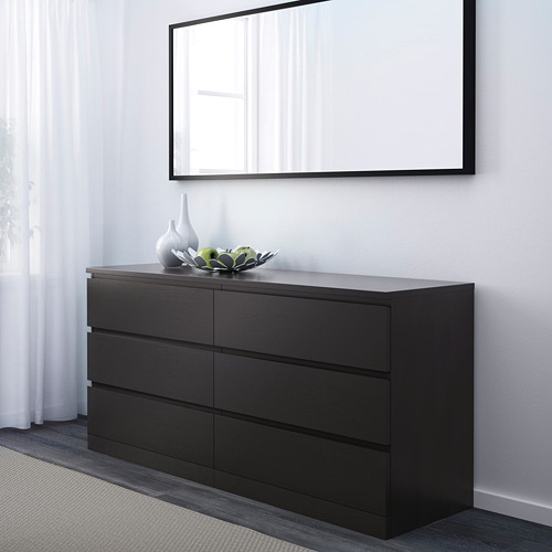 MALM perabot kamar tidur, set isi 4