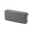 ÅKERVINDEFLY - Lumbar cushion, grey, 32x14.5x6.5 cm