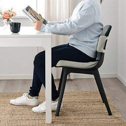 ÅKERVINDEFLY - Bantal lumbar, krem, 32x14.5x6.5 cm