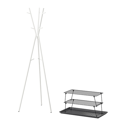 EKRAR/GREJIG perabot lorong, set isi 4