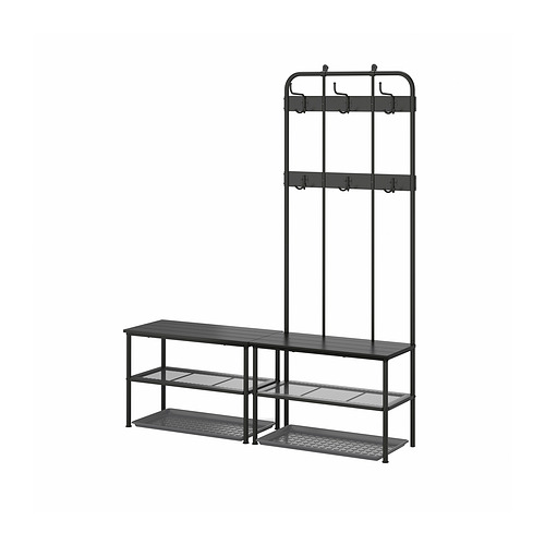NIPÅSEN/BAGGMUCK hallway furniture, set of 4