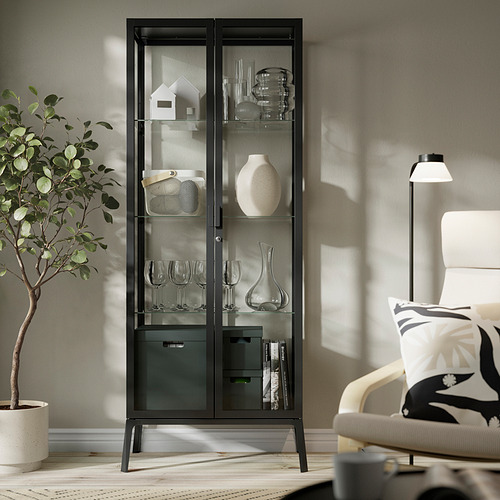 MILSBO kabinet pintu kaca