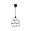 HAVSDJUP/BRUNSTA - Pendant lamp, black, 30 cm
