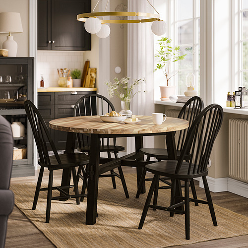 SKOGSTA table and 4 chairs