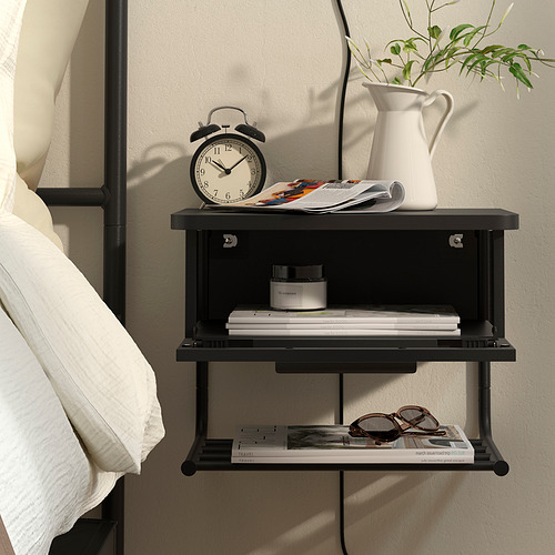 GRÅFJÄLLET wall-mounted bedside table