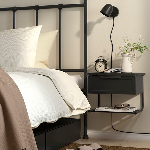 GRÅFJÄLLET wall-mounted bedside table