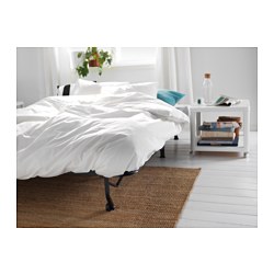 LYCKSELE LÖVÅS - 2-seat sofa-bed, Vansbro dark grey
