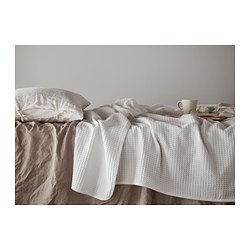 VÅRELD - Penutup tempat tidur , putih, 150x250 cm