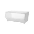 FIRRA - Box with lid, transparent, 67x42x31 cm