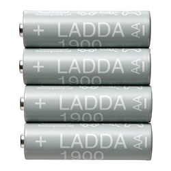 LADDA - Rechargeable battery, HR06 AA 1.2V , 1900mAh