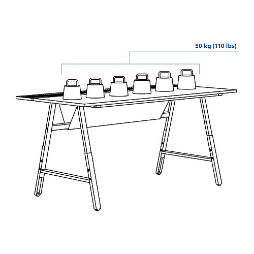 UTESPELARE Measurement Illustration