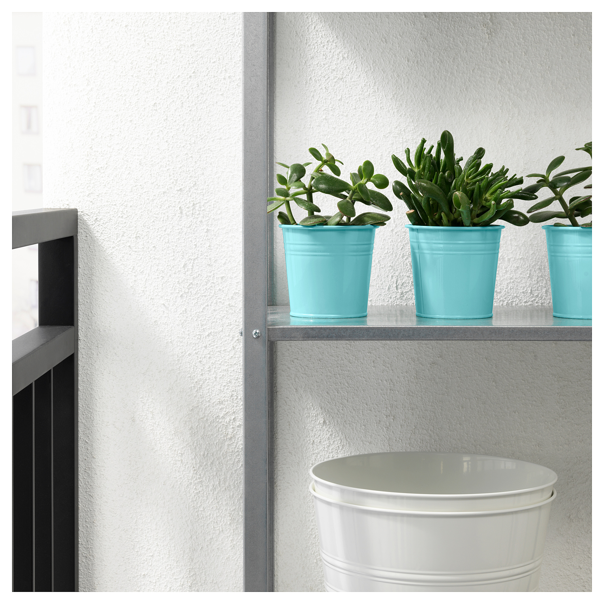 SOCKER pot tanaman, dalam/luar ruang/toska | IKEA Indonesia