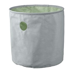 LEN - Storage bag, dotted green/light grey