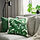 UNDERBLOMMA - sarung bantal kursi, putih/hijau, 50x50 cm | IKEA Indonesia - PE929260_S1