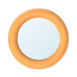 HUMLESJÖN - Mirror with suction cup, orange
