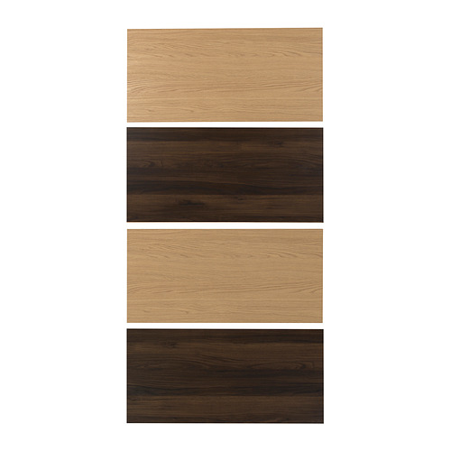 MEHAMN 4 panels for sliding door frame