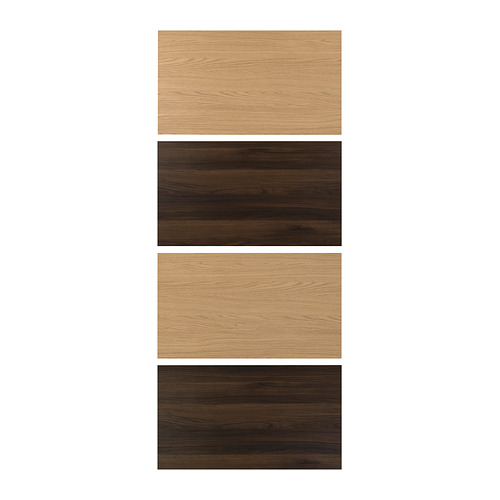 MEHAMN 4 panels for sliding door frame
