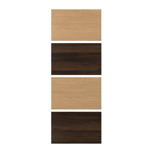 MEHAMN 4 panels for sliding door frame