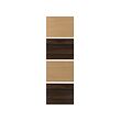 MEHAMN - 4 panel utk rangka pintu geser, cokelat tua efek kayu oak/efek kayu oak, 75x236 cm | IKEA Indonesia - PE996836_S2
