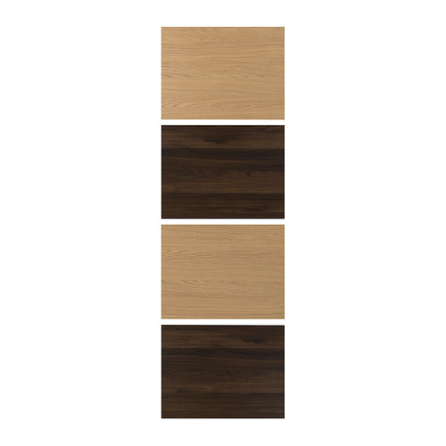 MEHAMN 4 panels for sliding door frame