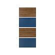 MEHAMN - 4 panel utk rangka pintu geser, kesan kayu walnut/biru, 100x236 cm | IKEA Indonesia - PE996838_S2