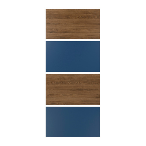MEHAMN 4 panels for sliding door frame