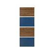 MEHAMN - 4 panel utk rangka pintu geser, kesan kayu walnut/biru, 75x201 cm | IKEA Indonesia - PE996840_S2