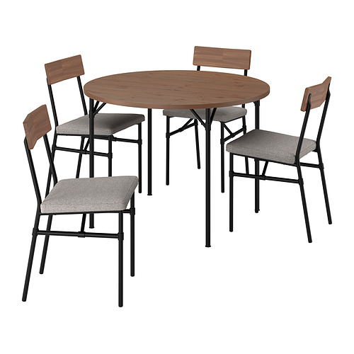 GRÖTÅN/GRÖTÅN table and 4 chairs