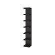LACK - Wall shelf unit, black-brown, 30x190 cm