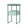 BLANKHÄLLAN - Bedside table, green/turquoise