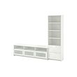 BRIMNES - TV storage combination, white, 240x41x190 cm