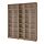 BILLY/OXBERG - bookcase w glass doors/ext unit, oak effect, 200x30x237 cm | IKEA Indonesia - PE929363_S1