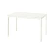 VIHALS - Extendable table, white, 120/180x74 cm