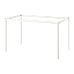 VIHALS - Rangka bagian bawah, putih, 125x74x73 cm