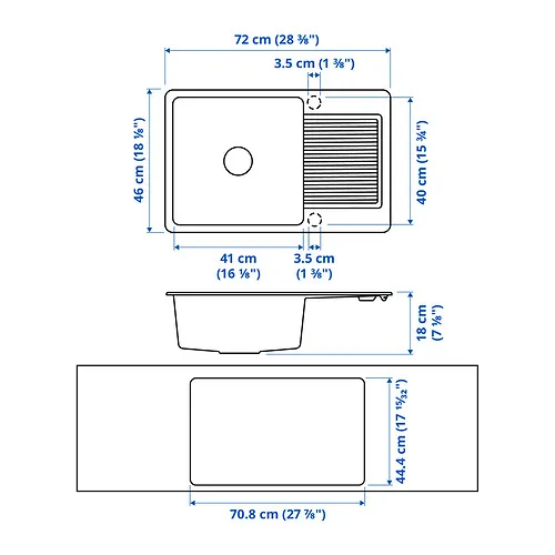 KILSVIKEN Measurement Illustration