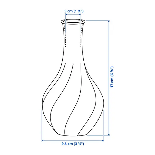 VILJESTARK Measurement Illustration