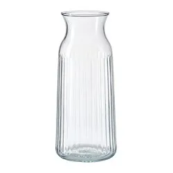 VARDAGEN - Karafe, kaca bening/berpola, 1.0 l