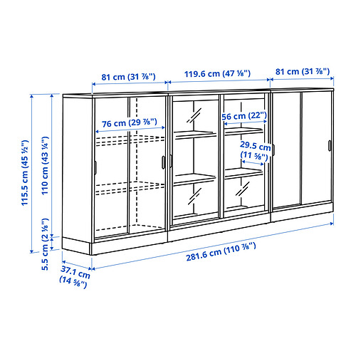 TONSTAD Measurement Illustration