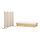 GLAMBERGET - perabot kamar tidur, set isi 2, kayu pinus/Katorp krem, 80-160x200 cm | IKEA Indonesia - PE959013_S1