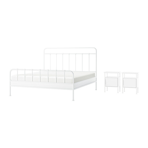 STJÄRNÖ/GRÅFJÄLLET perabot kamar tidur, set isi 3
