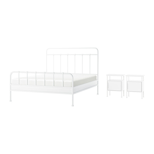 STJÄRNÖ/GRÅFJÄLLET perabot kamar tidur, set isi 3