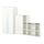 VIHALS - kombinasi lemari pakaian, putih/cermin kaca, 305x57x200 cm | IKEA Indonesia - PE854803_S1